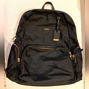 Tumi Voyageur black nylon backpack